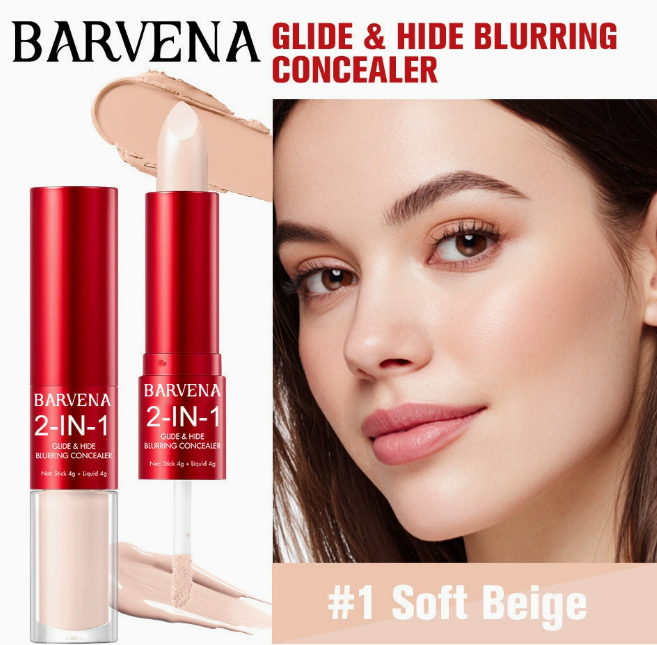 Concealer tube with open applicator, Soft Beige beige shade