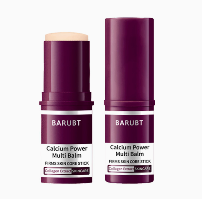 BARUBT calcium power multi balm skin core stick, purple eye cream balm tube with cap