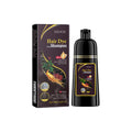 EELHOE hair dye shampoo bottle with matching product box, dark brown/black bottle