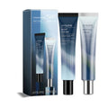 Day and night cream set with box and two squeeze tubes, silver-blue