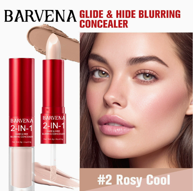 Concealer tube with open applicator, Rosy Cool beige shade
