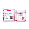 West&Month rose body butter moisturizing cream in jar and box set
