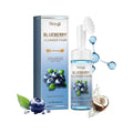 Hoygi Blueberry cleanser foam box and pump bottle with blueberries on label